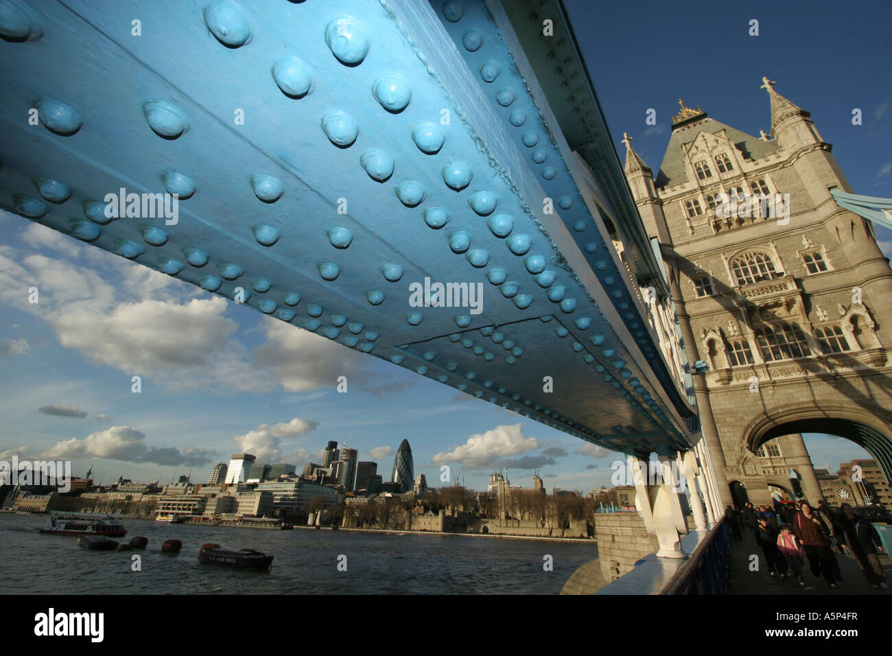 Tower Bridge, London. VEREINIGTES KÖNIGREICH. Stockfoto