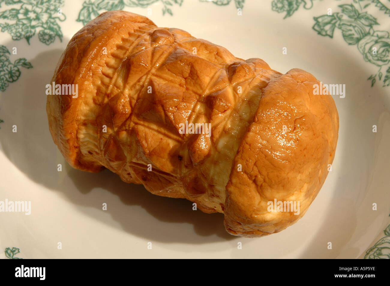 Oscypek Käse. Polnische von Hirten aus der Region Podhale im Tatra-Gebirge erstellt aus Schafsmilch hergestellten Käse Stockfoto