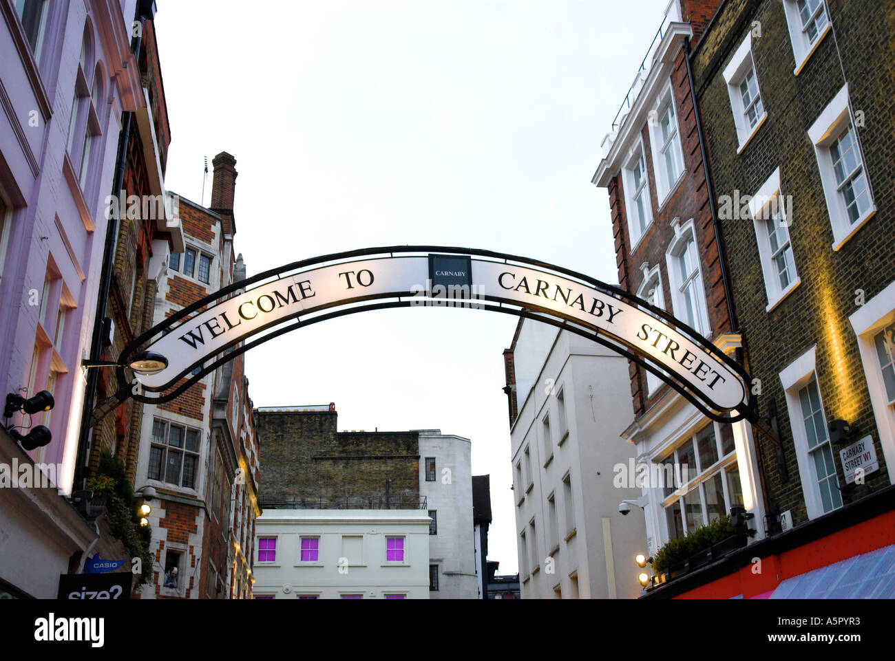 Londoner Carnaby Street Stockfoto