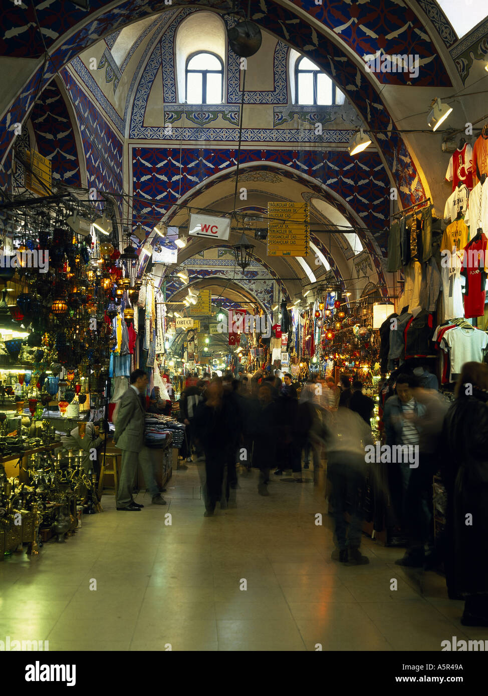 Istanbul, Grand Bazaar Interior Stockfoto