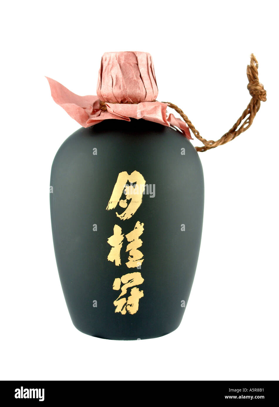 Sake-Flasche Stockfoto