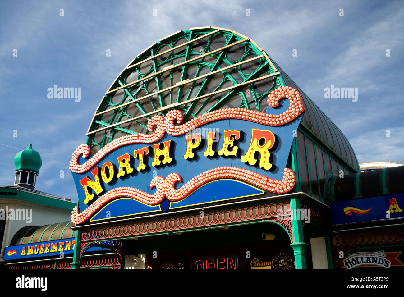 Der North Pier, Blackpool, Lancashire, England Stockfoto