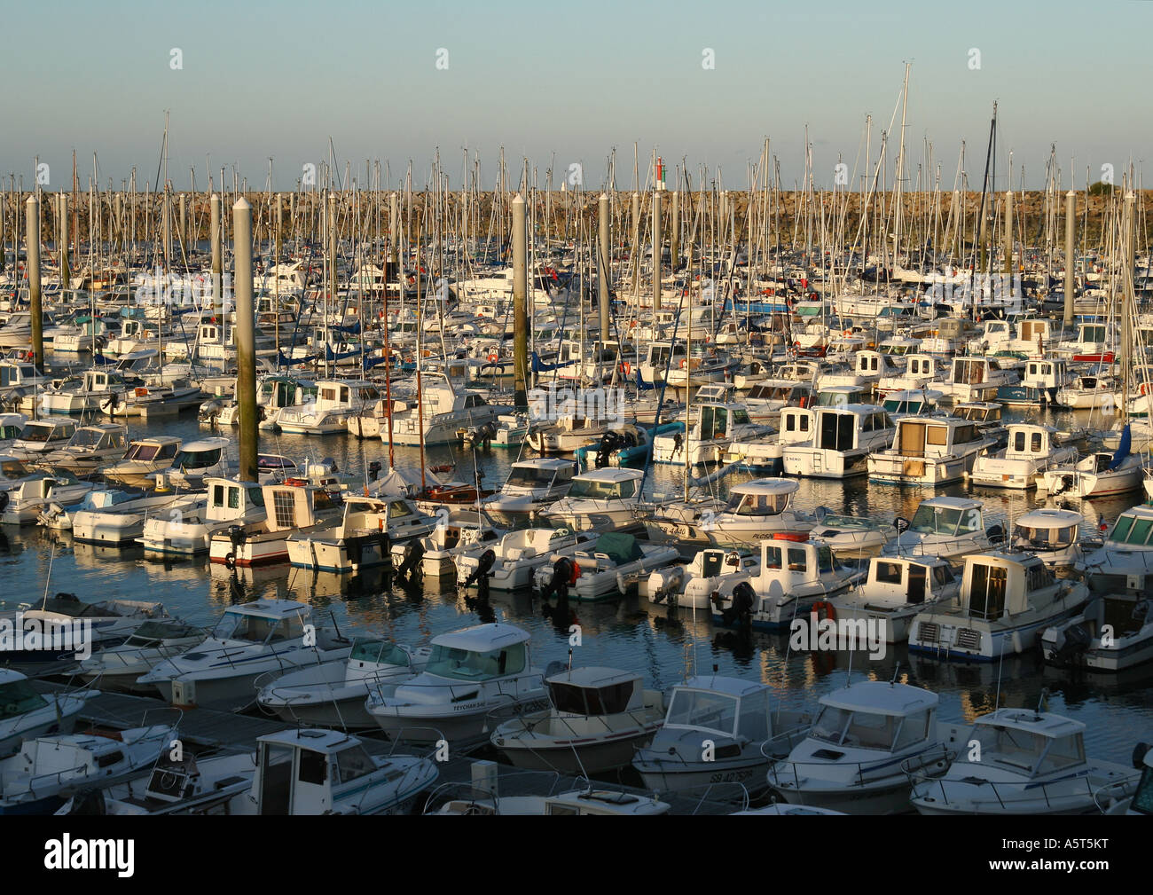 Marina, Bretagne, Frankreich Stockfoto