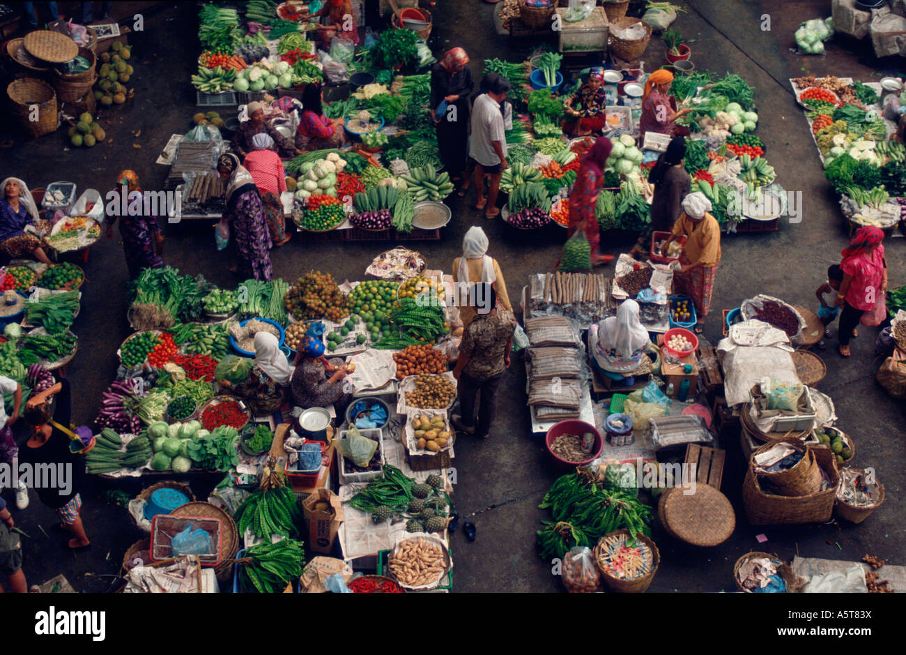 Markt / Kota Bahru Stockfoto