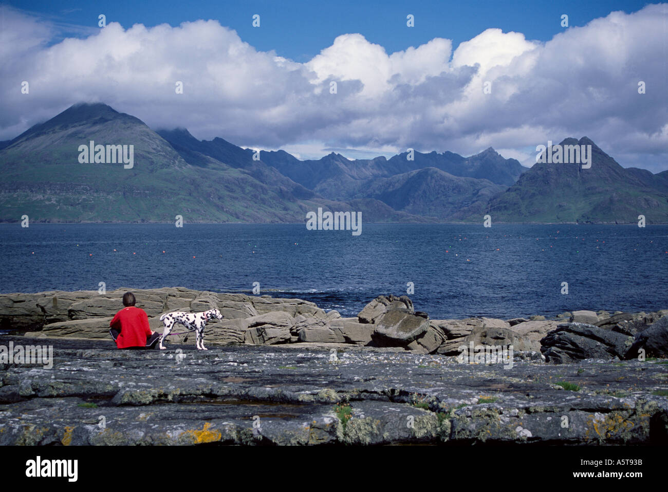 Die Cullins aus Elgol Skye Schottland Stockfoto