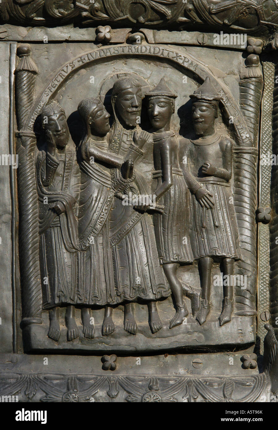 Judas iscariot judas kiss jesus Fotos und Bildmaterial in hoher