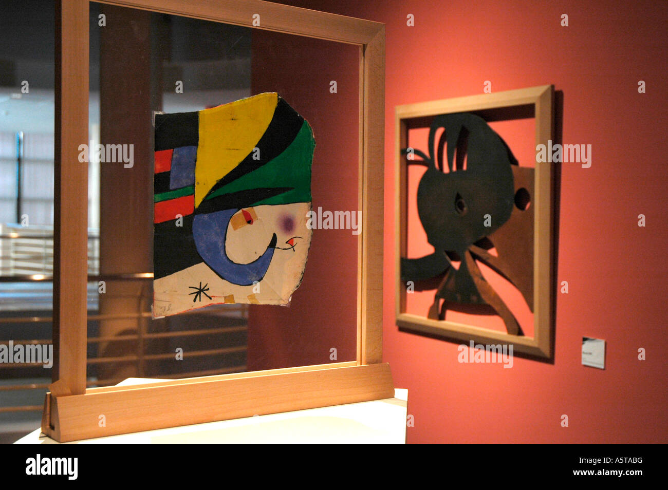 Miro Ausstellung im Art Centre von Almeria Museum ALMERIA Andalusien Spanien Stockfoto