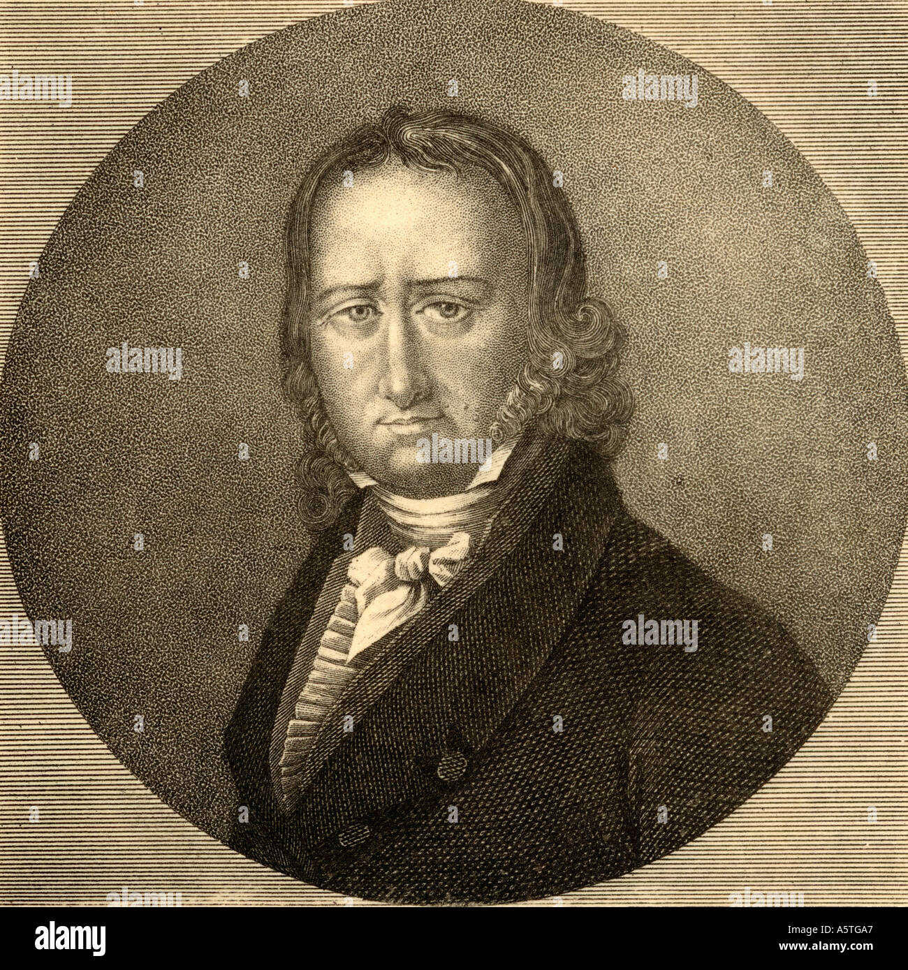 Henri-Benjamin Constant de Rebecque, 1767-1830. Französischen Mann von Buchstaben und politischer Aktivist. Stockfoto