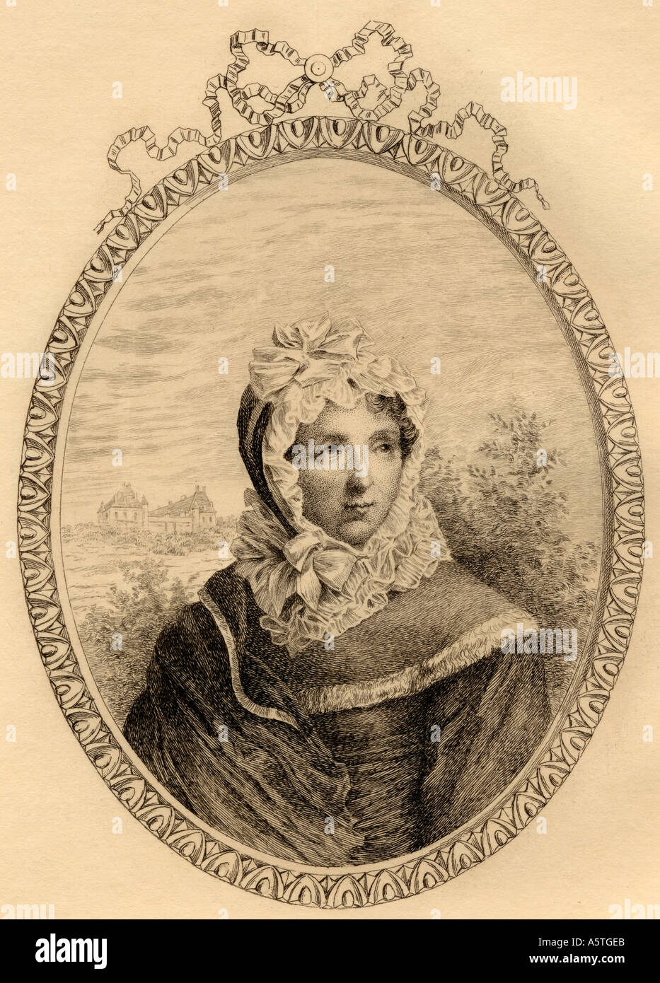 Jeanne Louise Henriette Campan, alias Madame Campan, 1752 - 1822. Der französische Pädagoge, Schriftsteller und Lady-in-Waiting. Um Marie-Antoinette. Stockfoto