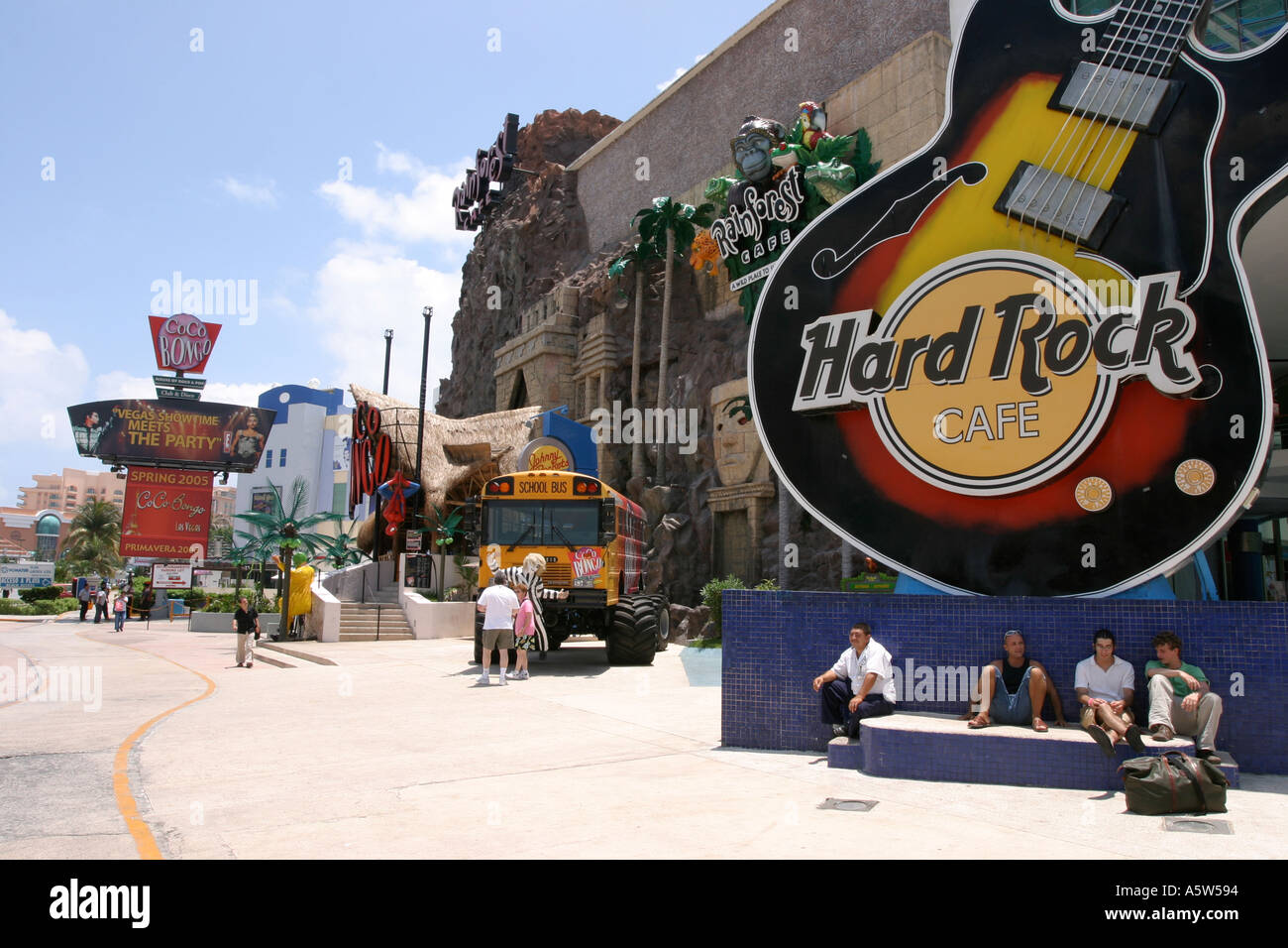 Hard Rock Cafe Cancun Mexiko Stockfotografie - Alamy