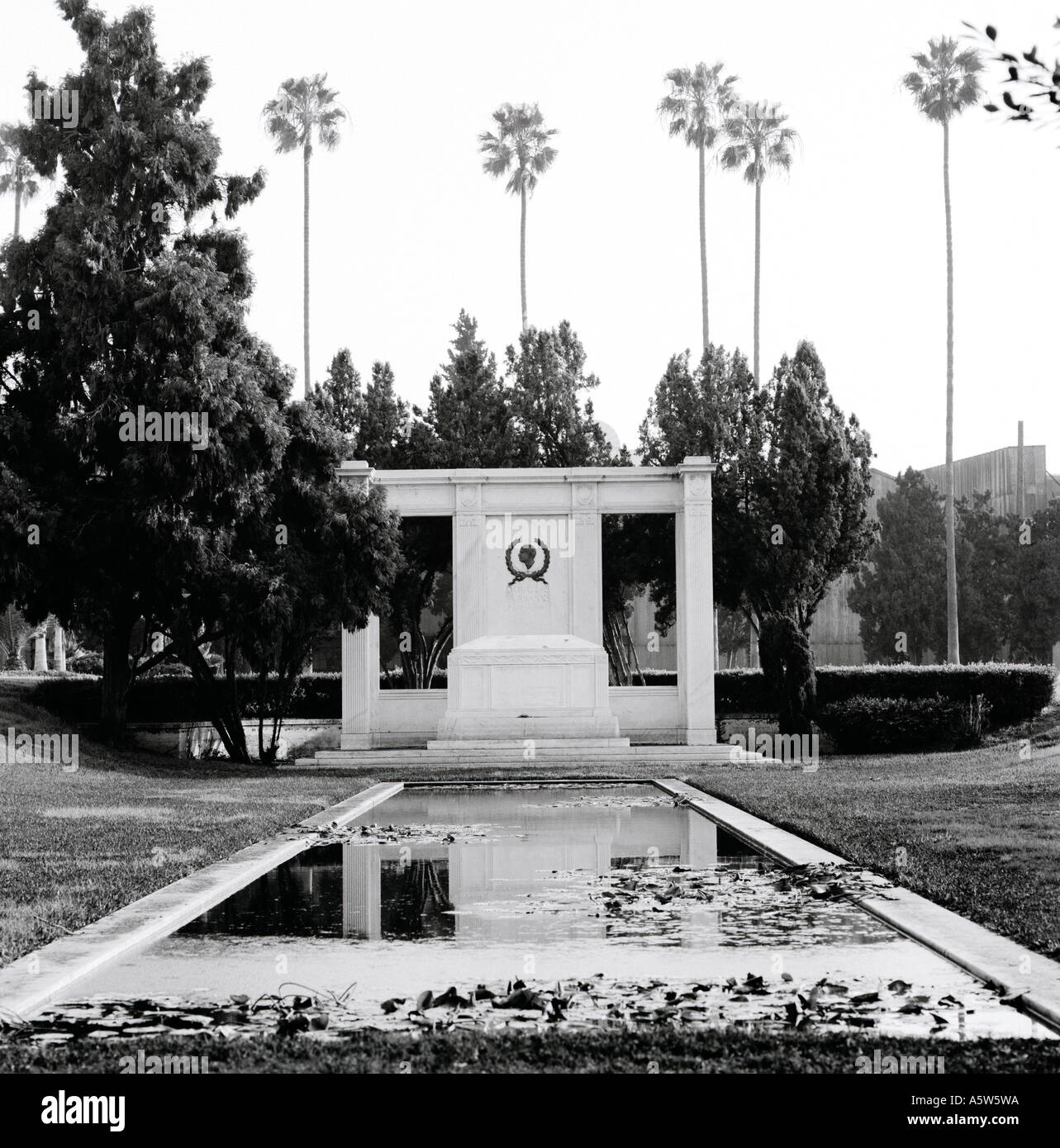 Grab von Douglas Fairbanks Hollywood Forever Cemetery in Los Angeles in Kalifornien in den Vereinigten Staaten von Amerika. Reisen USA Stockfoto