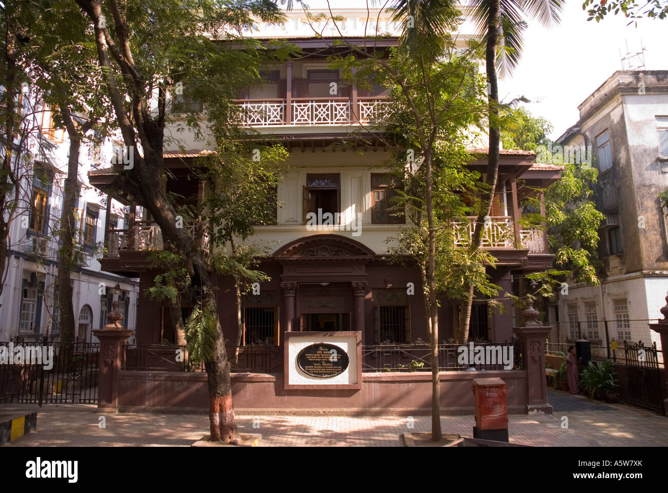 Die Residenz von Mahatma Gandhi von 1917 bis 1934 Mumbai Indien Stockfoto