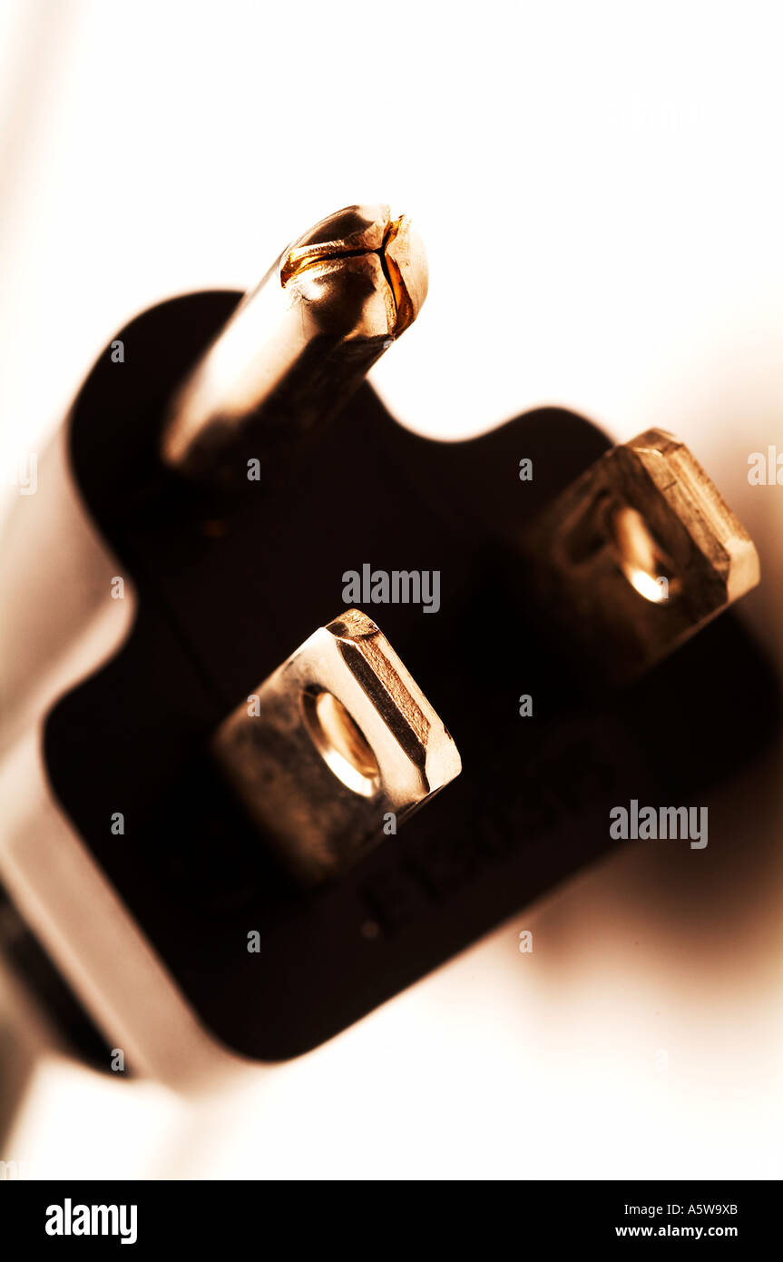 Elektrotechnik, Stecker, zwei, drei, Pin pins, Sockel, mit, das, Netz verbinden. Elektrotechnik, Gerät, Stromversorgung, Kabel, Blei, Gewächshaus, ef Stockfoto