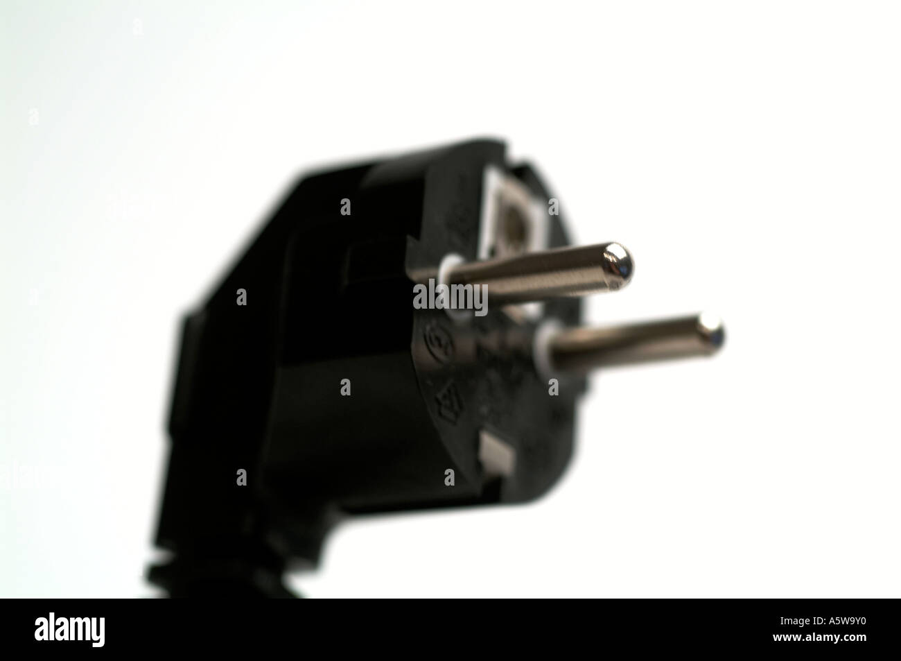 Elektrotechnik, Stecker, zwei, drei, Pin pins, Sockel, mit, das, Netz verbinden. Elektrotechnik, Gerät, Stromversorgung, Kabel, Blei, Gewächshaus, ef Stockfoto