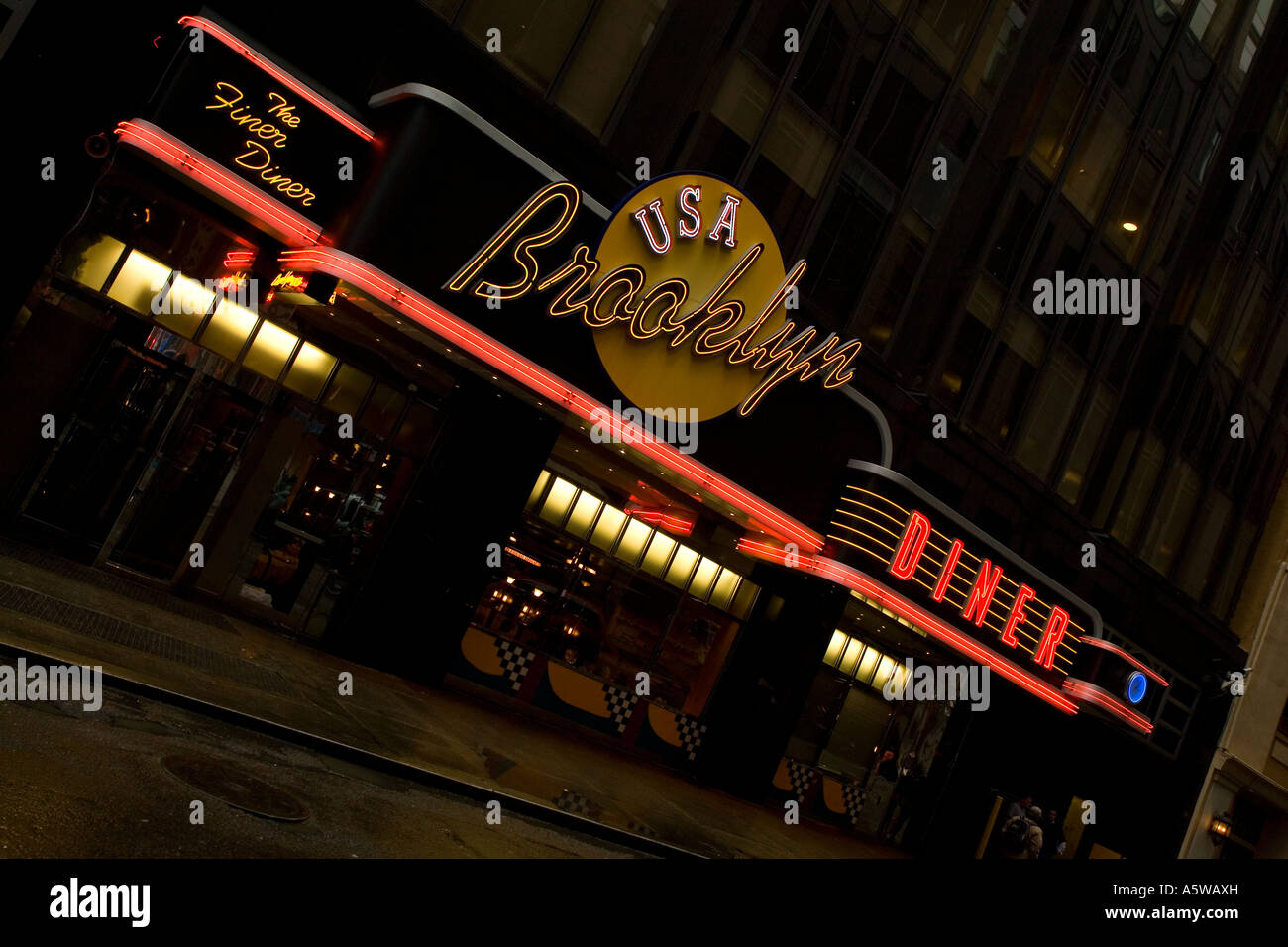 Brooklyn Diner in New York City USA 2007 Stockfoto