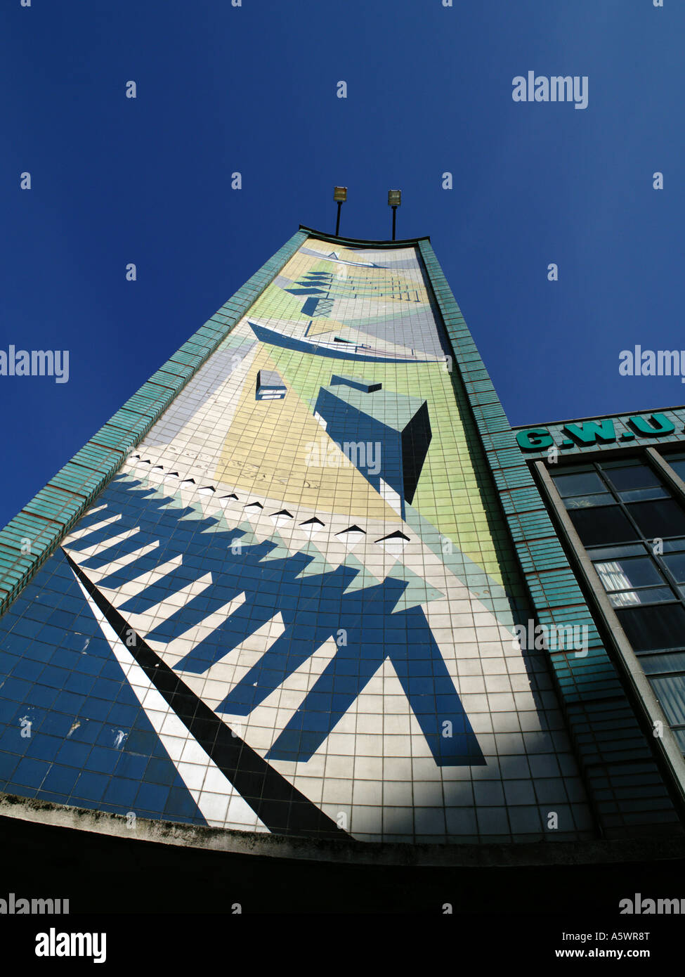 Transport von House, Belfast, Nordirland Stockfoto