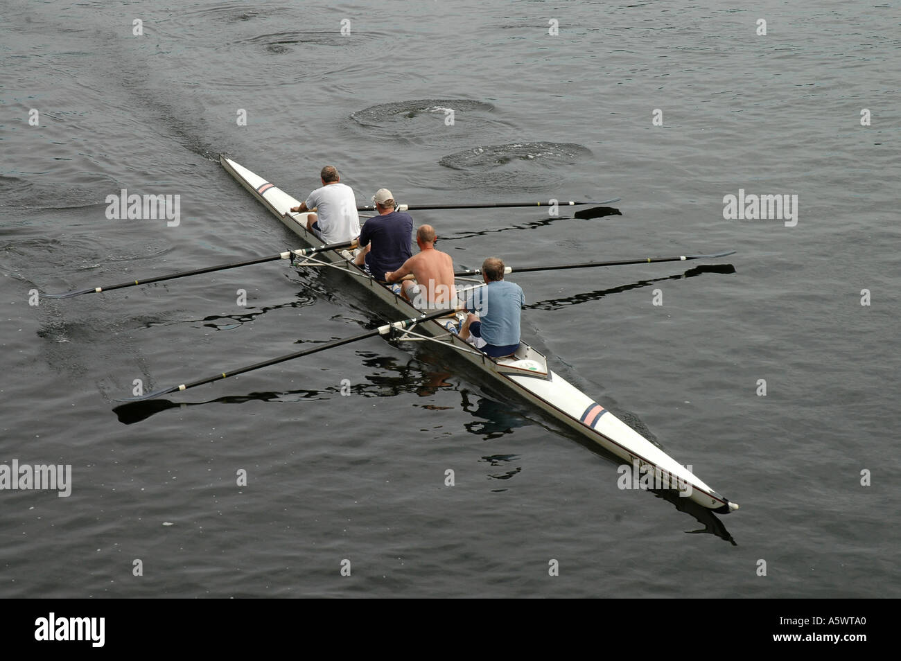 Vierer ohne üben Henley Stockfoto