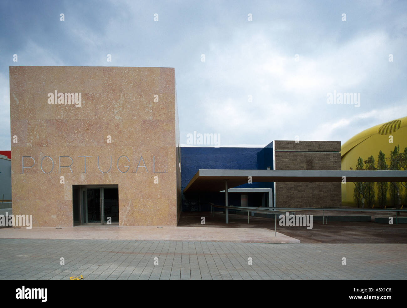 Expo 2000, Hannover. Portugiesischer Pavillon. Architekt: ┴lvaro Siza Vieira und Eduardo Souto de Moura Stockfoto