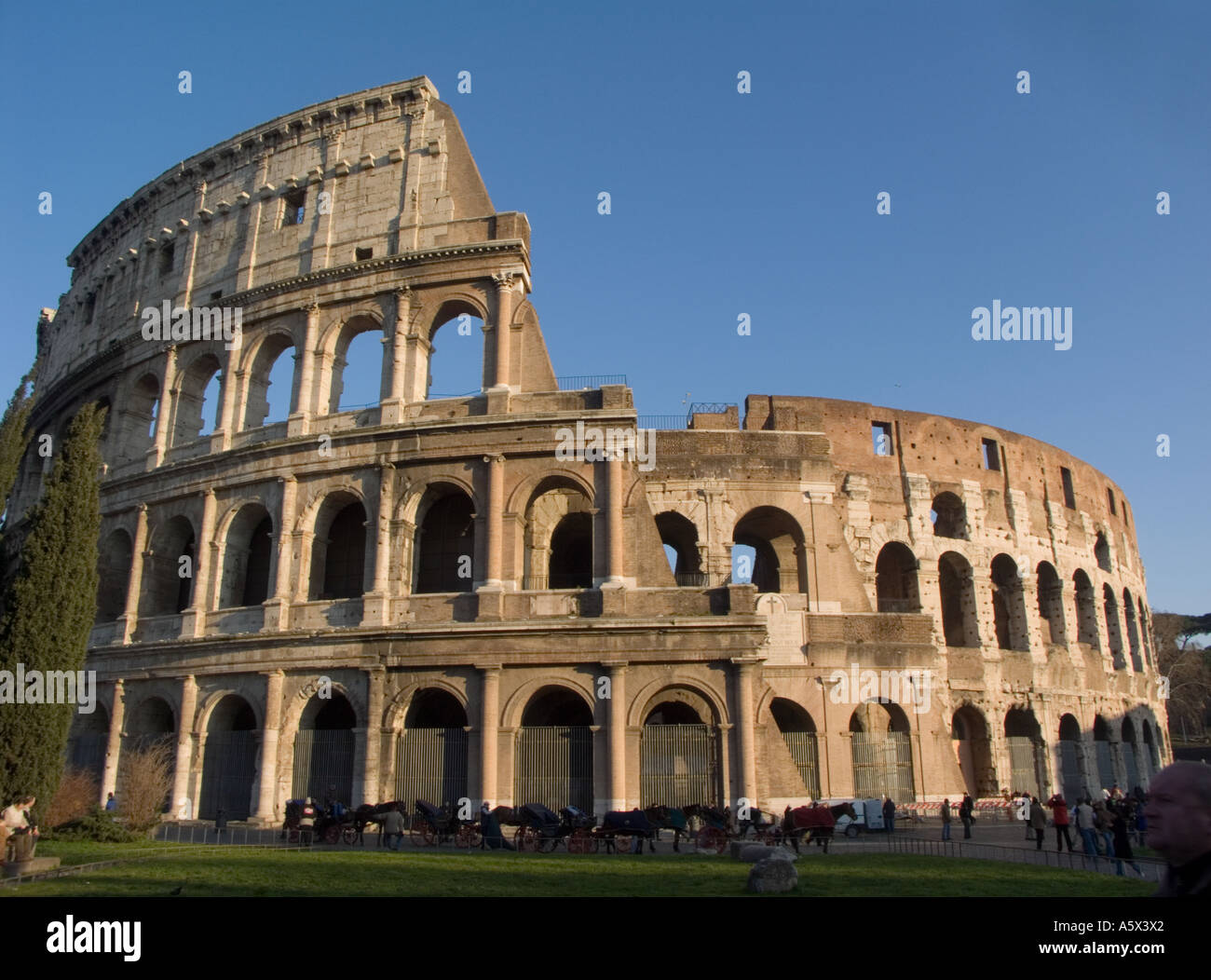Kolosseum, Anfitatro Flavio, Flavian Anphiteather, Rom Stockfoto
