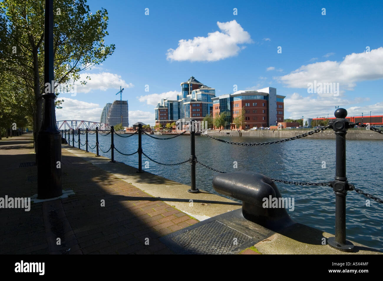 Die Victoria Building, Erie Basin, Salford Quays, größere Manchester, UK Stockfoto