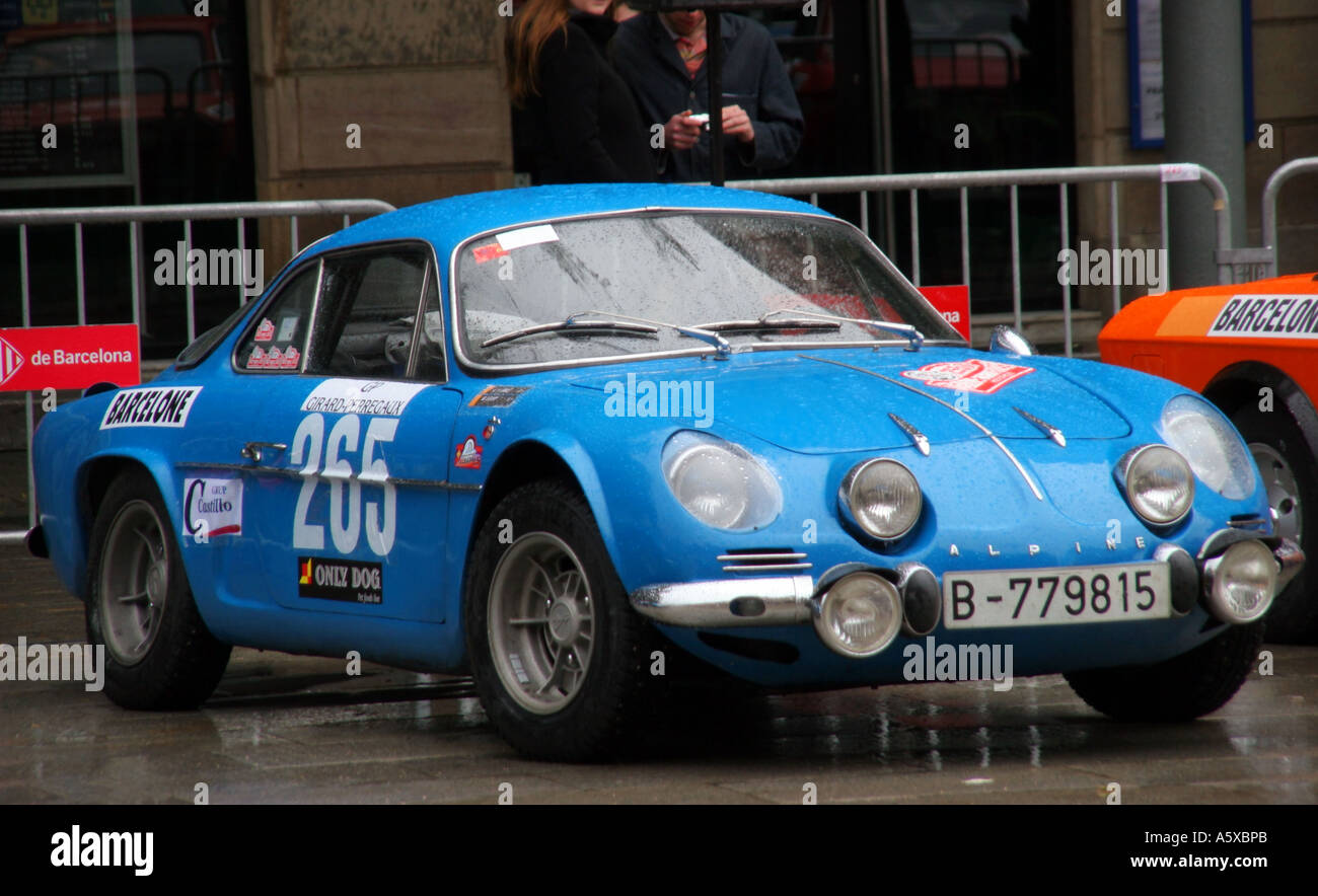 Rallye MonteCarlo Historique Barcelona 2006 AlpineRenault
