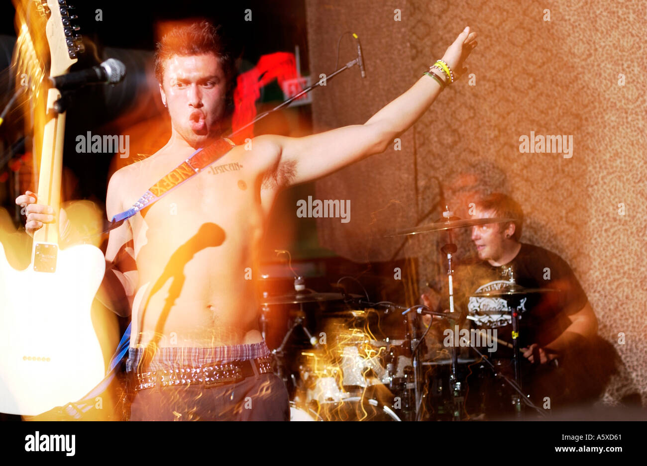 Punk-Rock-show Stockfoto