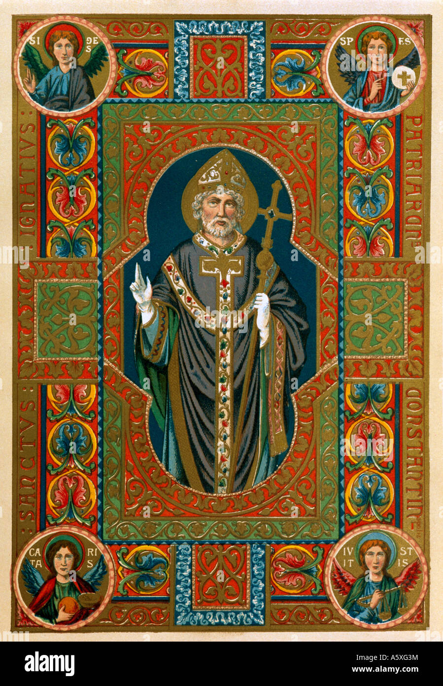 Ignatius von Antiochien starb C 107 christliche Märtyrer Stockfoto