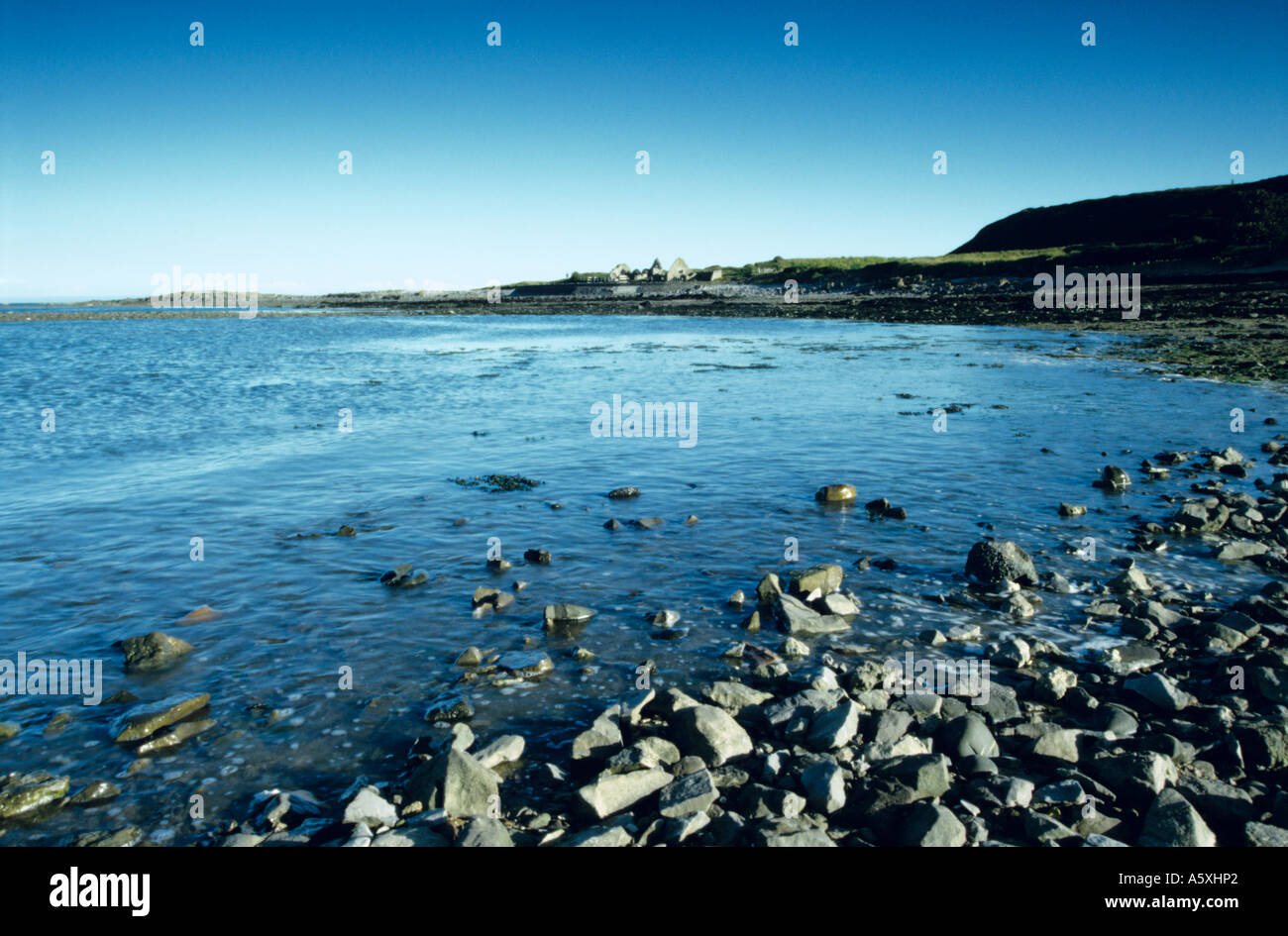 Strand bei Port Eynon Gower Wales UK Stockfoto
