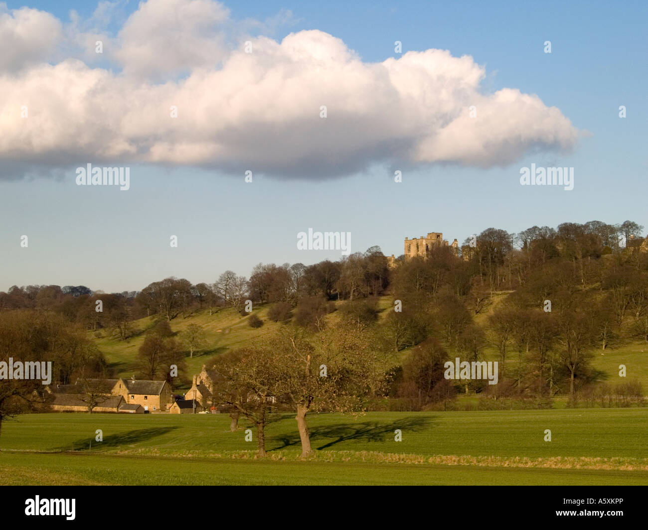 Die Parklands Hardwick Hall in Derbyshire Stockfoto