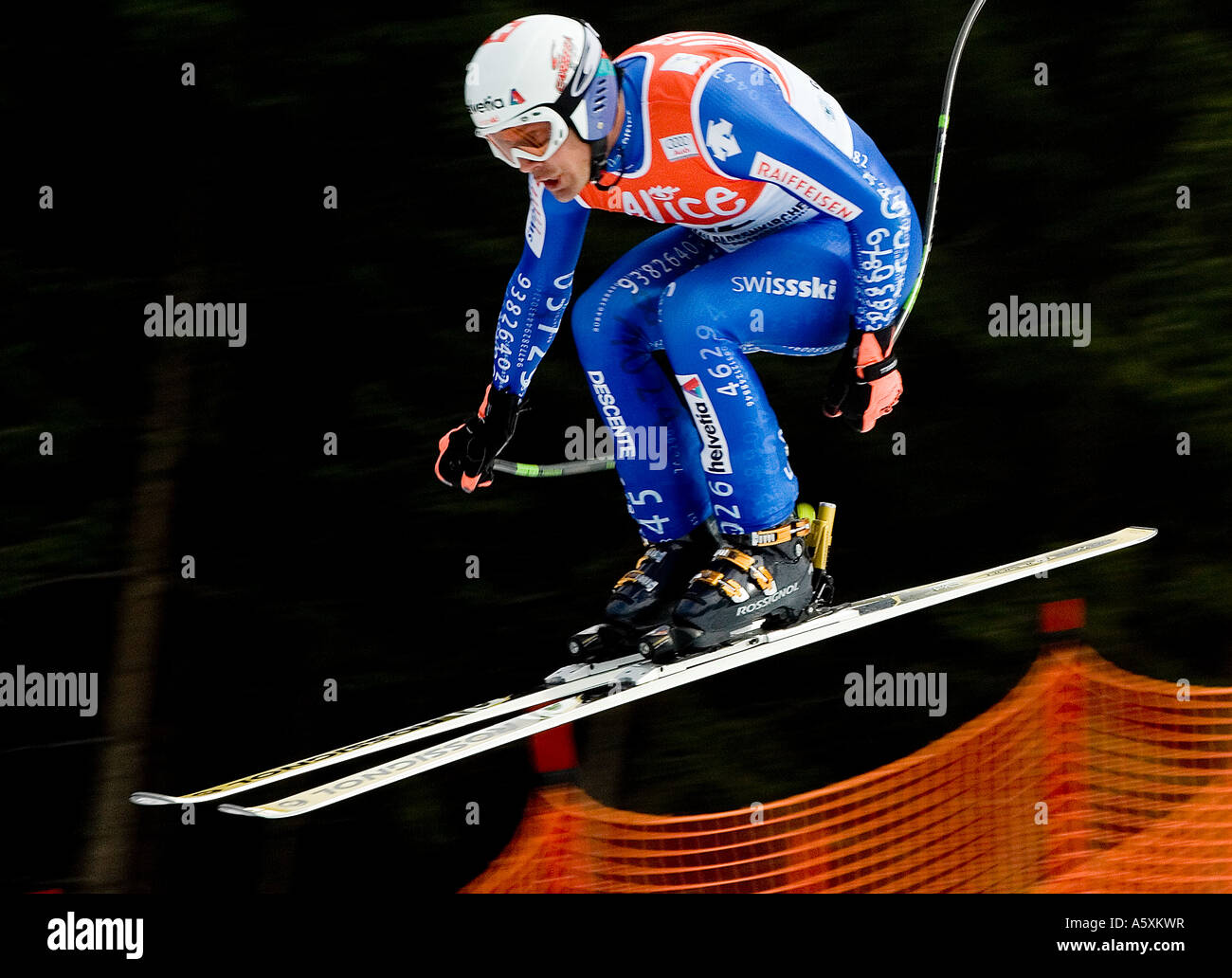 KERNEN Bruno Schweiz Weltcup Abfahrt Garmisch Teil 23 2 2007 Stockfoto