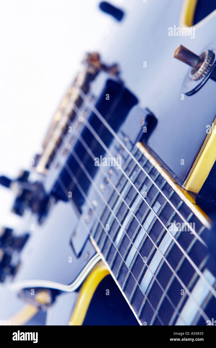 Gibson Les Paul Gitarre Black Beauty Stockfoto