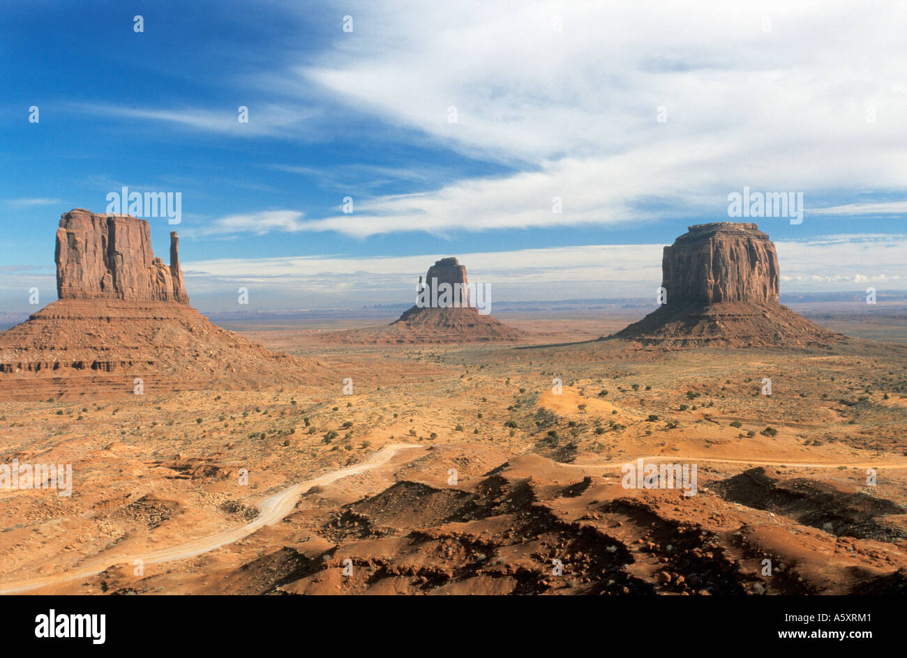 Die Handschuhe, Monument Valley, Arizona USA Stockfoto