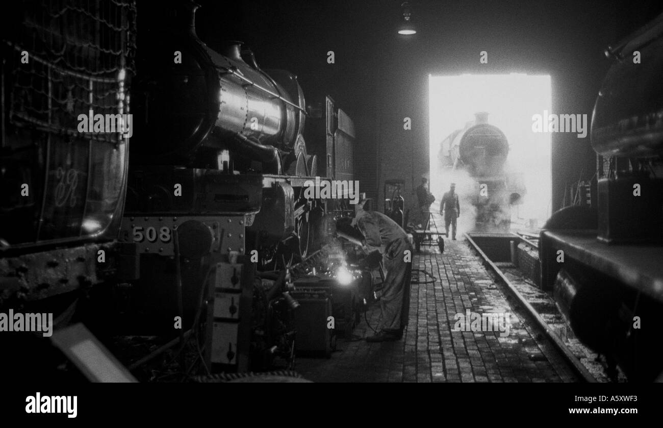 Dampflokomotiven Sie in Halle an der Birmingham Railway Museum, Tyseley, England, UK Stockfoto