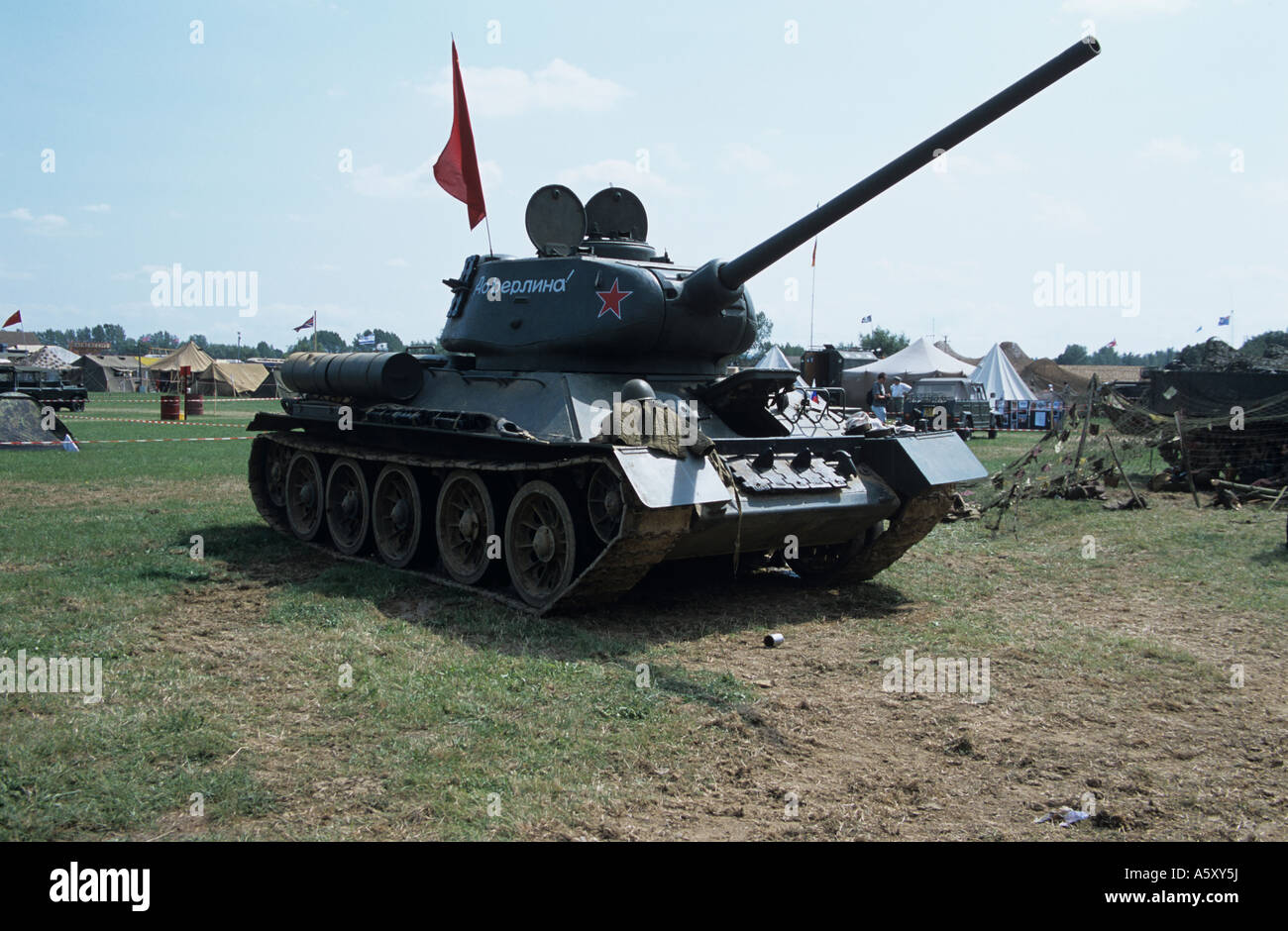 Russische T 34 Panzer Stockfotografie Alamy
