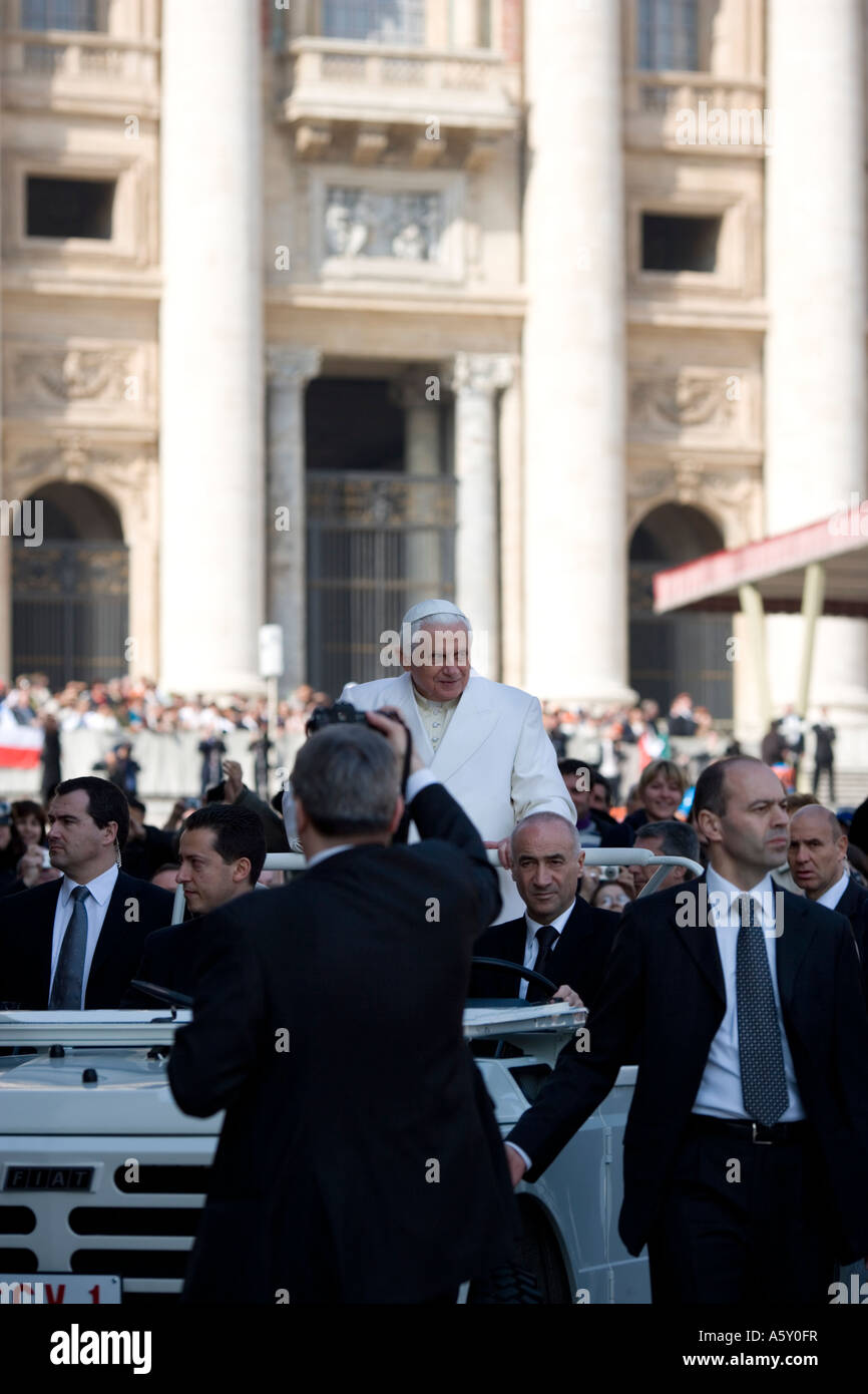 Papst Benedikt XVI (Vatikanstadt) Stockfoto