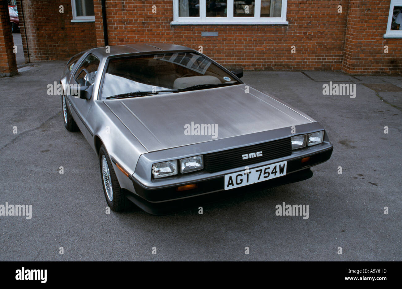 De Lorean. 1981 bis 1982 gebaut. Entworfen von Giugiaro. Stockfoto