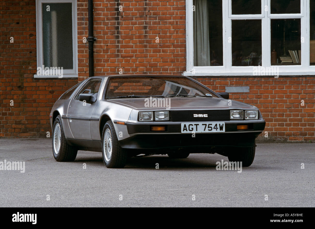 De Lorean. 1981 bis 1982 gebaut. Entworfen von Giugiaro. Stockfoto