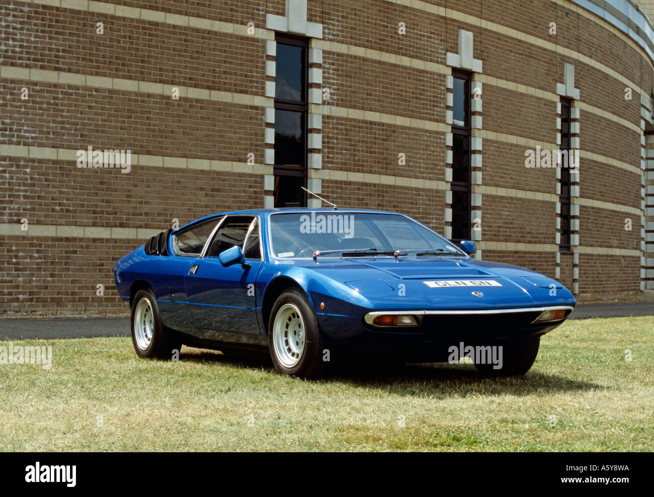 Lamborghini Urraco. 1972 bis 1979 gebaut. Von Marcello Gandini entworfen. P300. V8 Stockfoto