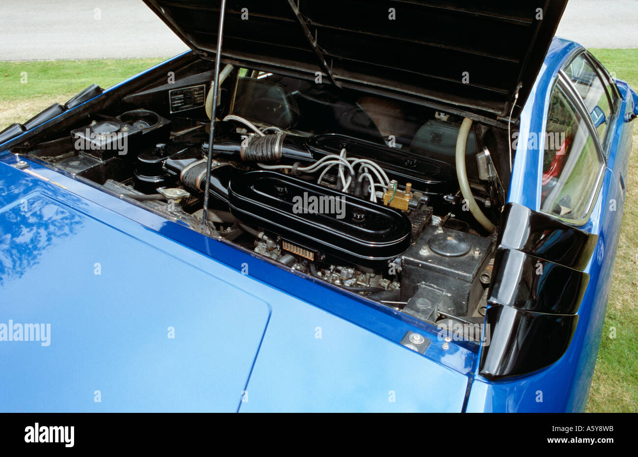 Lamborghini Urraco. 1972 bis 1979 gebaut. Von Marcello Gandini entworfen. P300. V8 Stockfoto