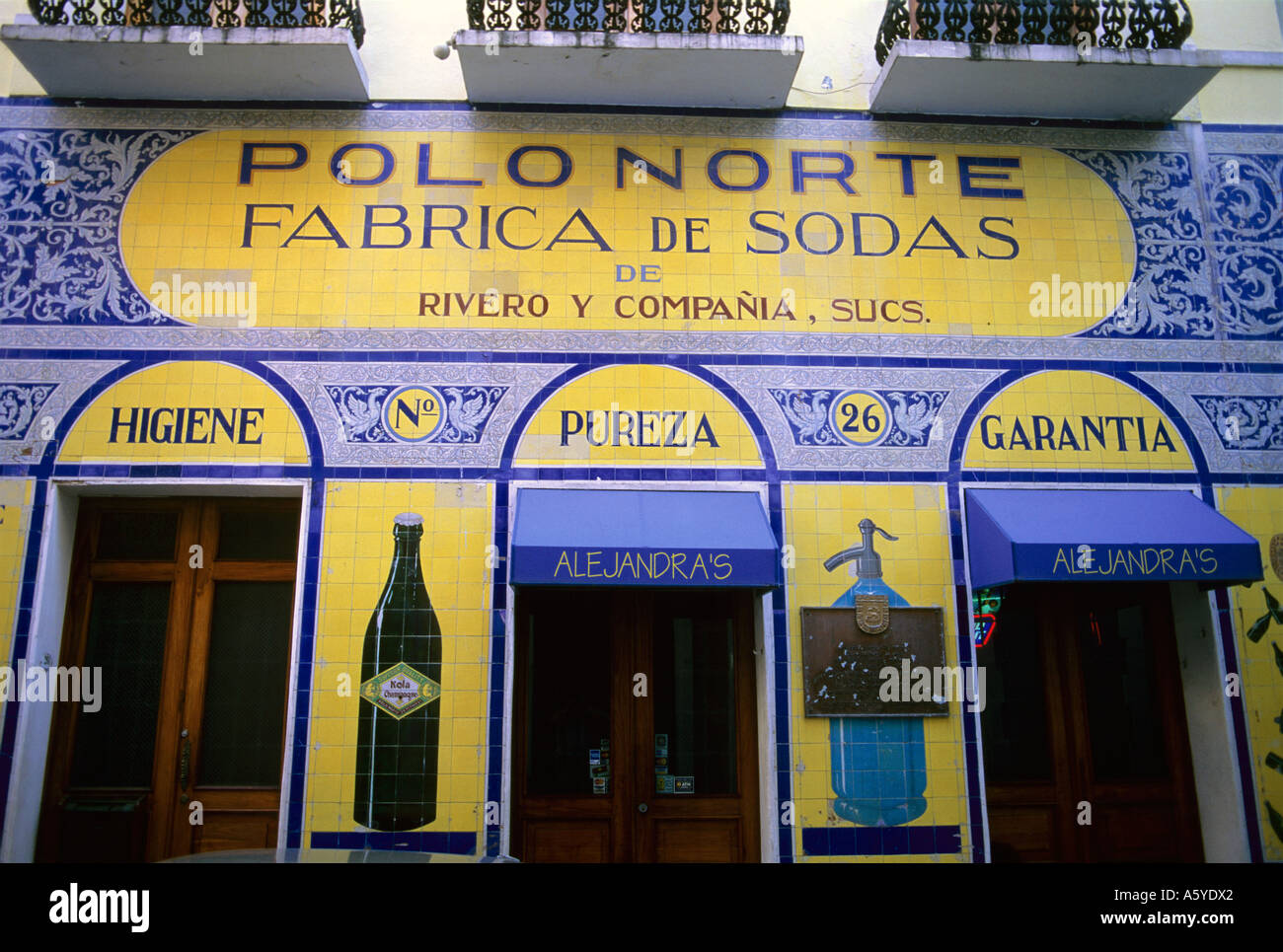 Die North Pole Bar in San Juan, Puerto Rico. Stockfoto