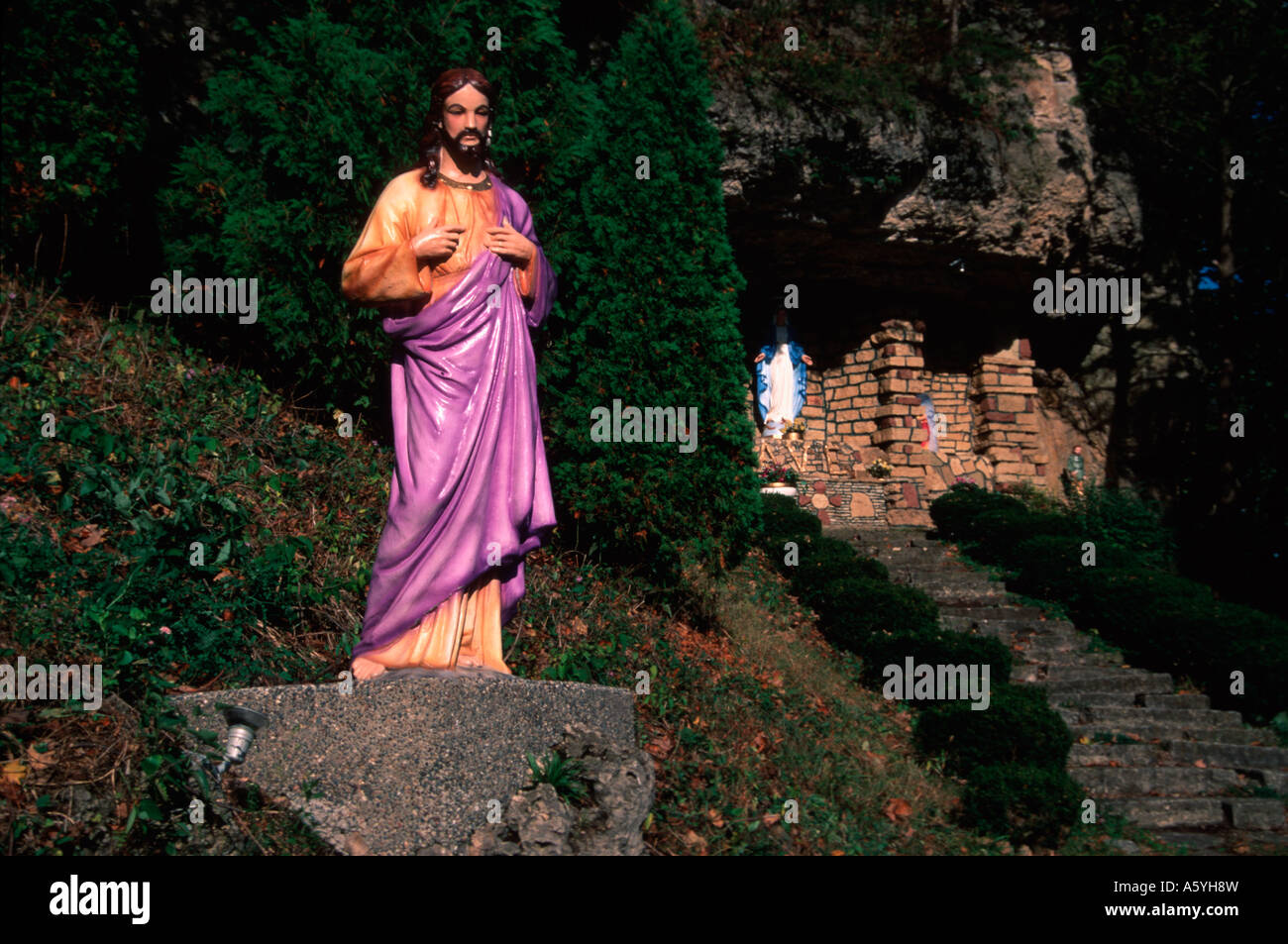 Painet iu2324 Grotte Schrein nördlich Buena Vista ia Engel gesegnet gehegt geweihten göttlichen verankerten göttlichen geheiligt Stockfoto