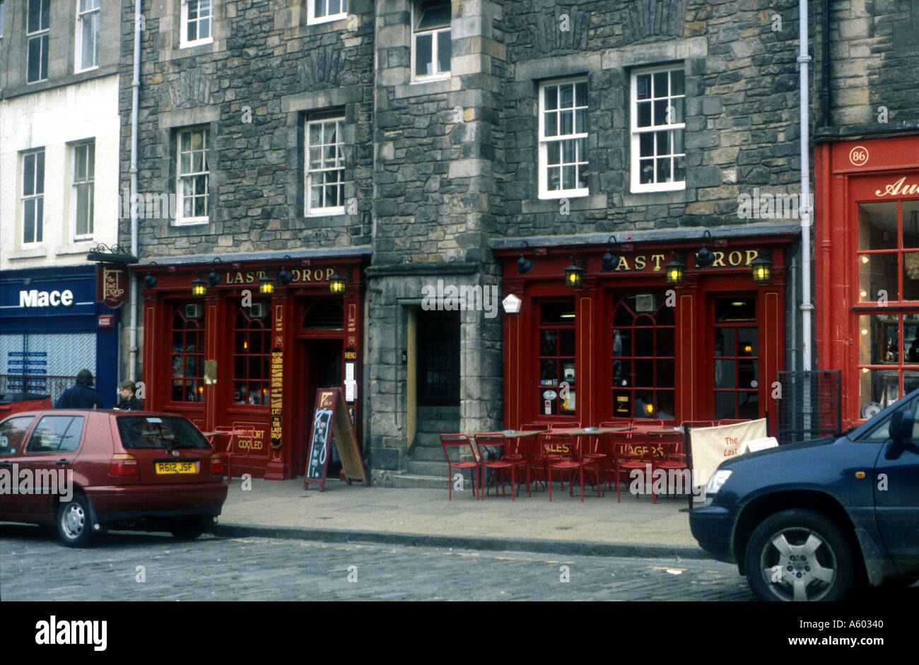 Der Last Drop Pub Grassmarket Edinburgh Schottland UK Stockfoto