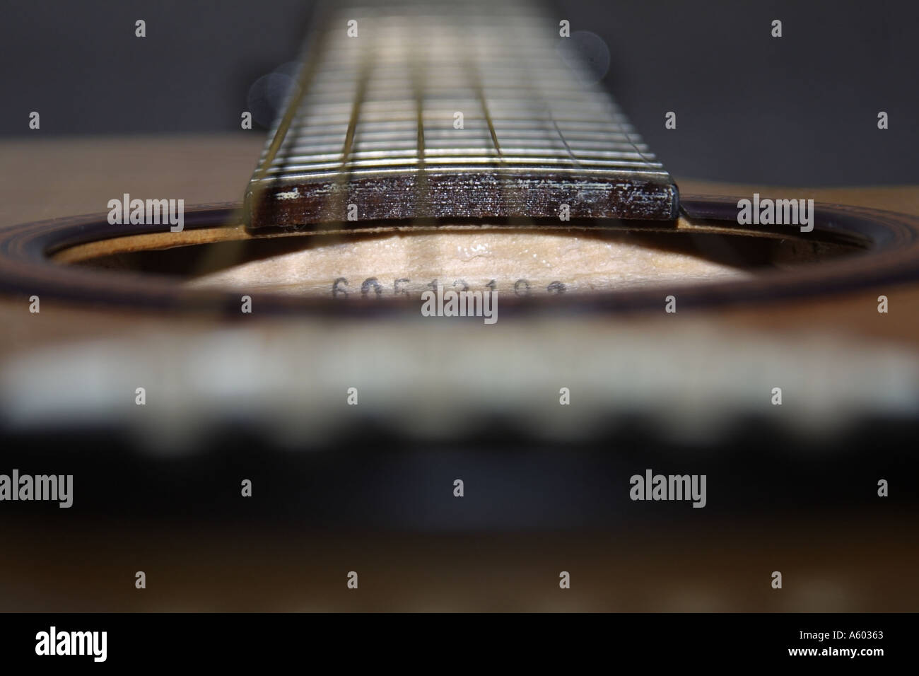 Yamaha akustische e-Gitarre Stockfoto