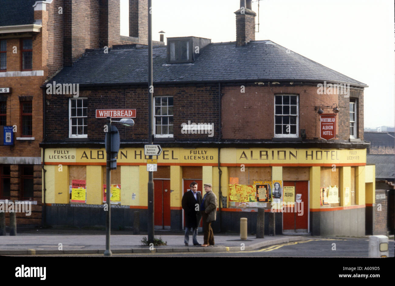Sheffield Industriegebiet im Niedergang. Stockfoto