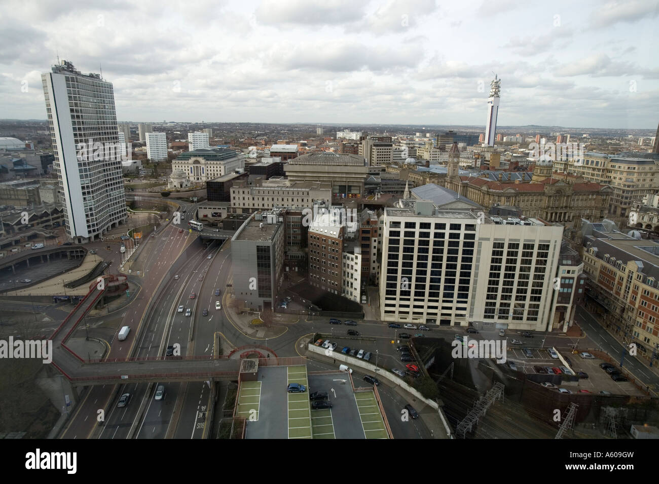 Ansichten von Birmingham City Centre von der neue Orion Gebäude West Midlands England UK Stockfoto