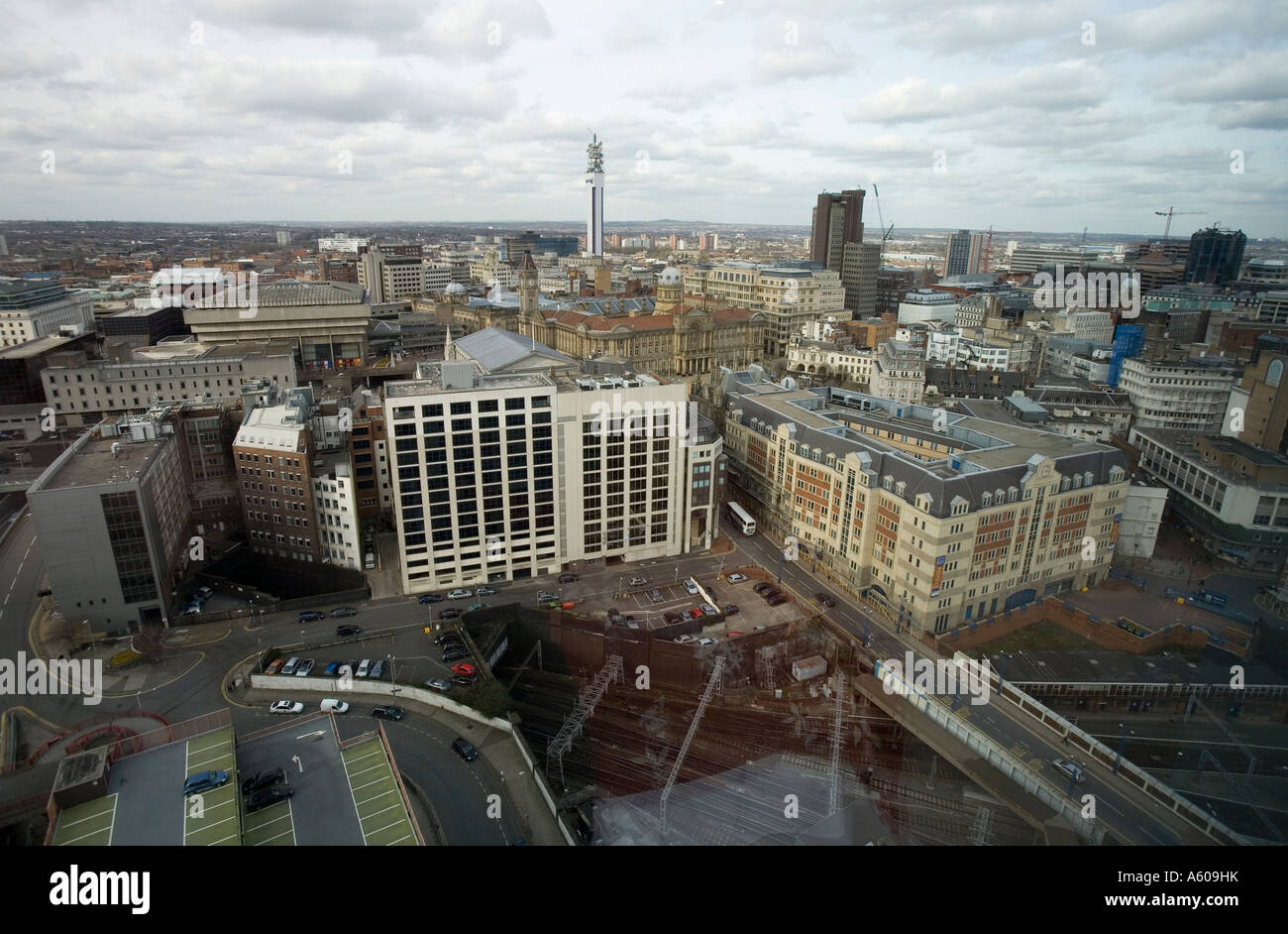 Ansichten von Birmingham City Centre von der neue Orion Gebäude West Midlands England UK Stockfoto