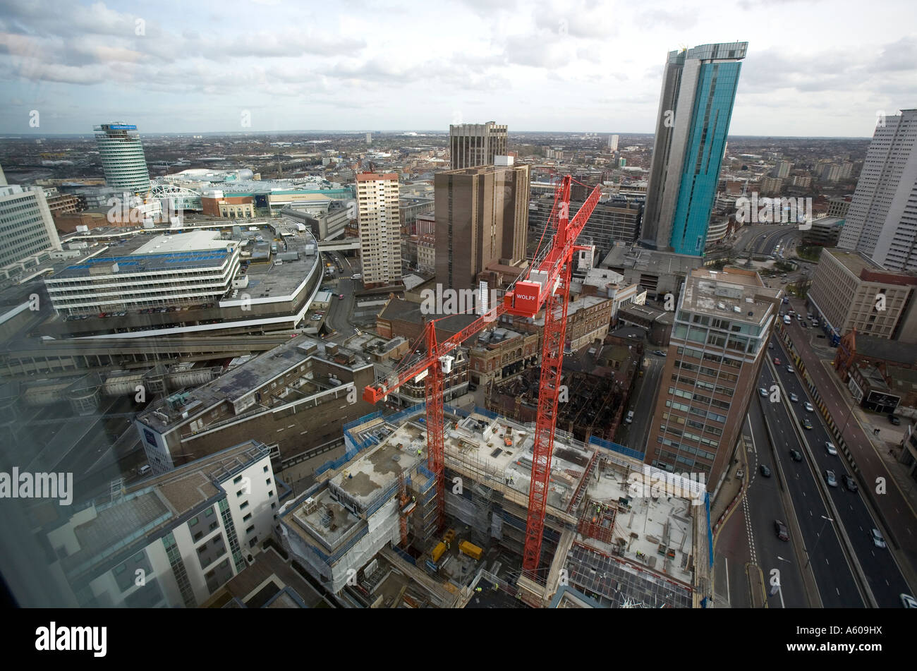 Ansichten von Birmingham City Centre von der neue Orion Gebäude West Midlands England UK Stockfoto