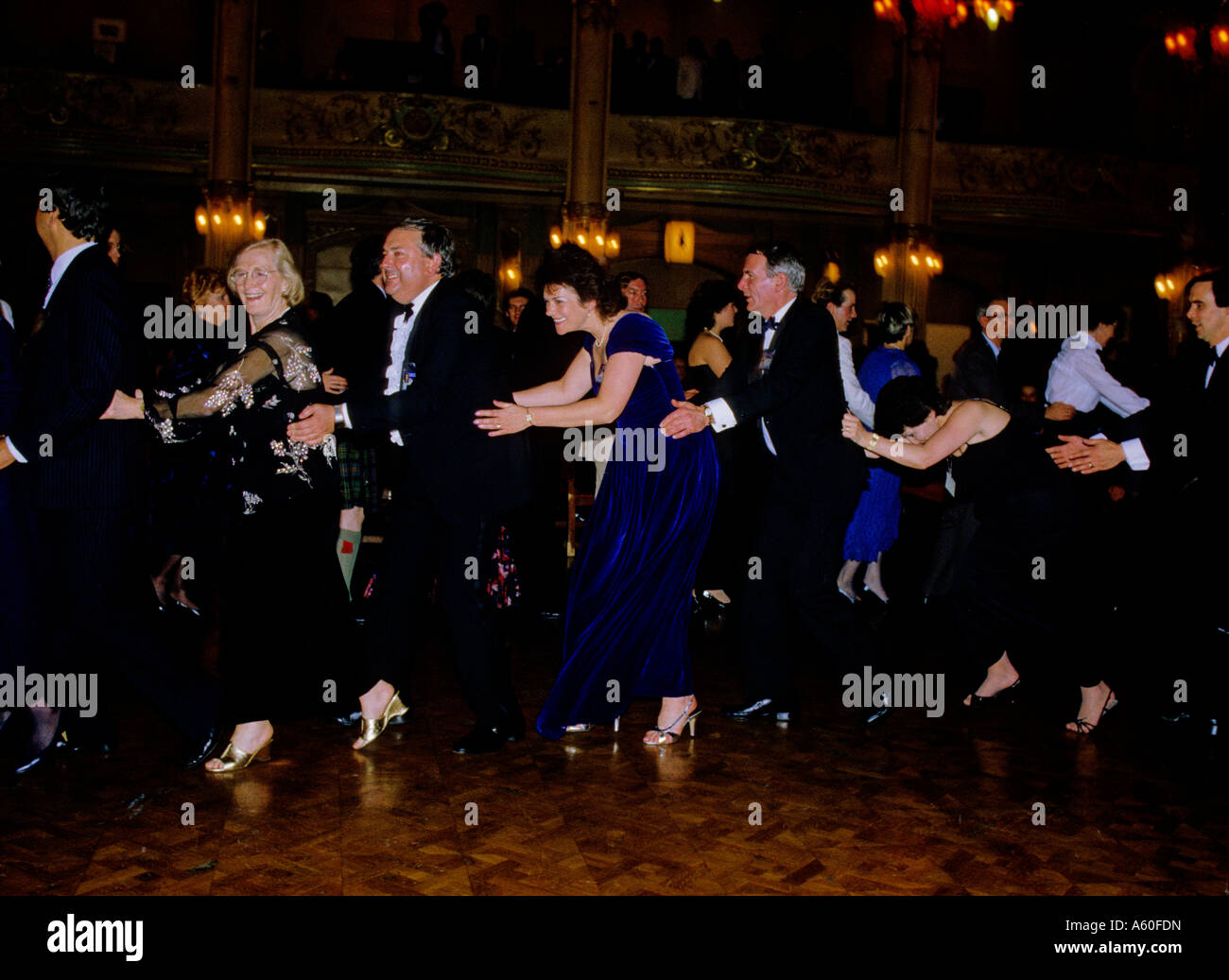 KONSERVATIVE PARTEI KONFERENZ 1985 DEN TORY BALL Stockfoto