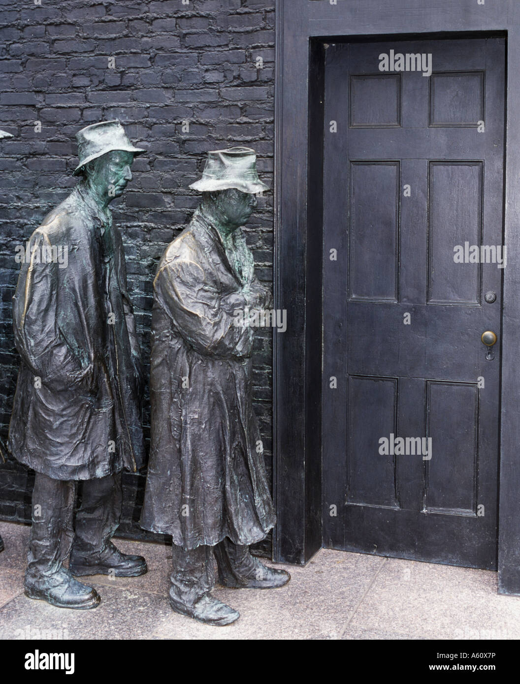Skulptur im FDR Memorial, Washington D.C. Stockfoto
