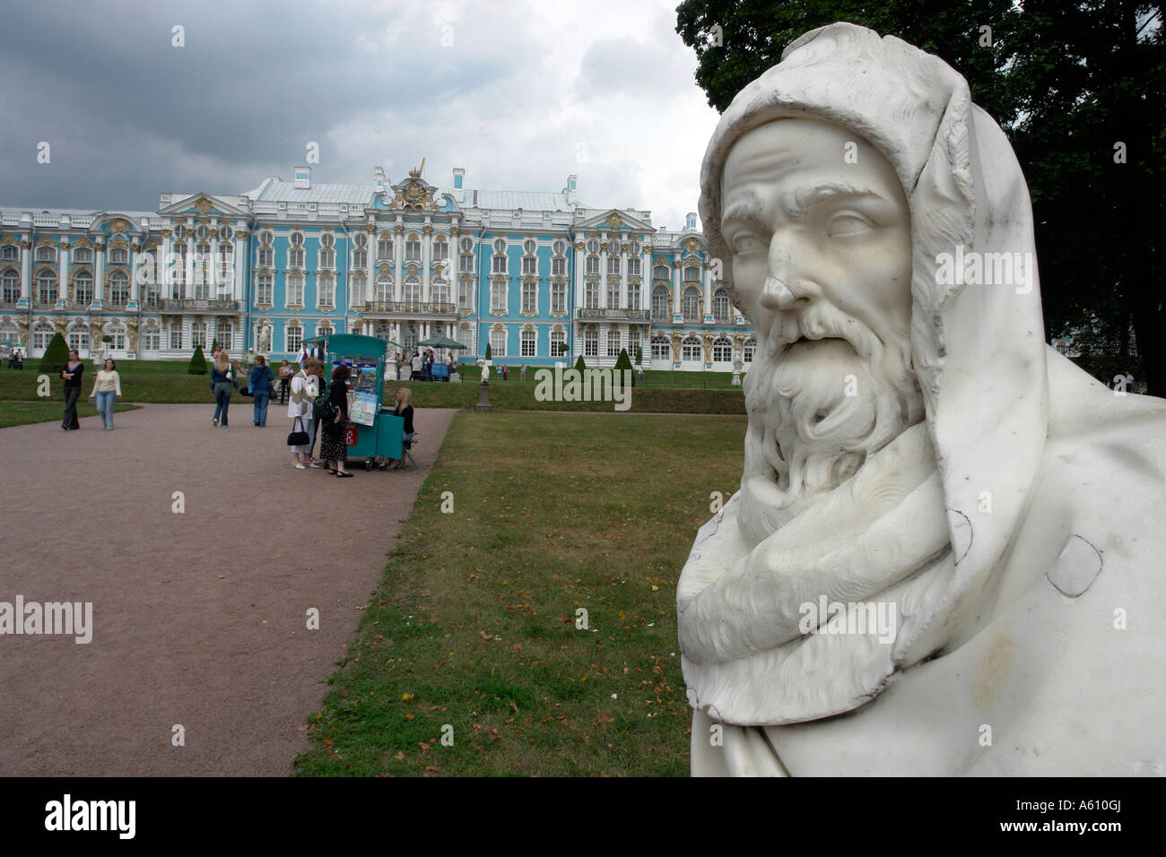 Painet jj1995 Russland Gründen Catherine Palast Zarskoje Selo Leningradskaya Oblast 20060801 2 Architektur Europa Ost Stockfoto